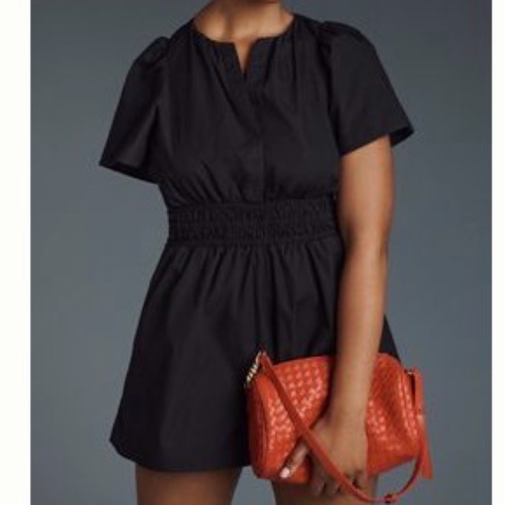 Somerset Poplin Romper from Anthropologie, XL NWOT